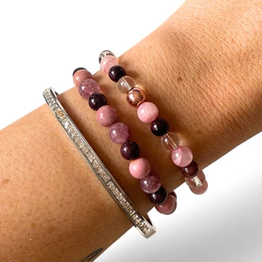 Infinite Grace – ezüst bevonatú karperec cirkónia kövekkel