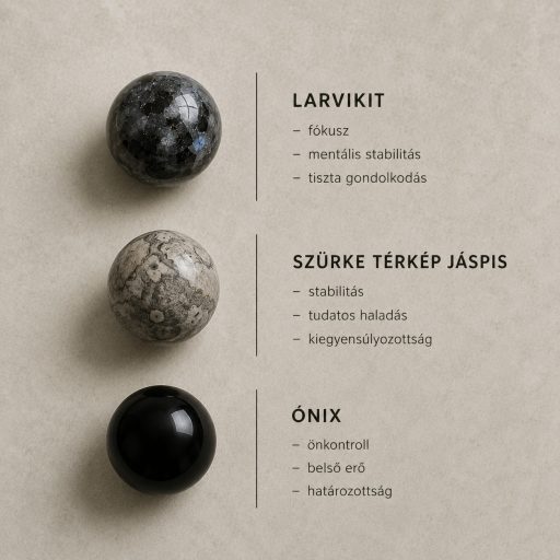 larvikit, jáspis, ónix férfi ásványgyöngy karkötő