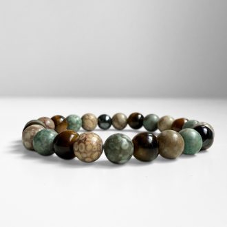 maifan, tigrisszem férfi ásvány karkötő