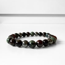 Iron Flame – Bordó és mélyvörös tónusú férfi ásvány ékszerek